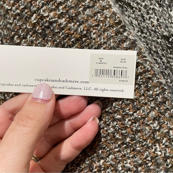 Lulu’s Cupcakes and Cashmere Mel Leopard Print Cardigan Sweater Size Medium - Picture 9 of 13